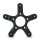 Arlen Ness, Touring brake rotor adapter. Ness wheels. Black