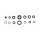 Athena, engine oil seal kit