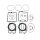 Athena, top end gasket kit