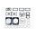 Athena, top end gasket kit