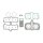 Athena, top end gasket kit