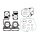 Athena, complete motor gasket kit