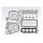Athena, complete motor gasket kit