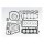 Athena, complete motor gasket kit