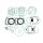 Athena, complete motor gasket kit