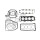 Athena, complete motor gasket kit