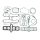 Athena, complete motor gasket kit