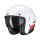 Scorpion Belfast Shift helmet white/neon red