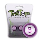 Trik Topz, Eight Ball valve caps. Purple