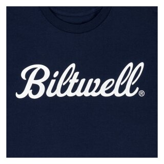 Biltwell Script T-shirt navy