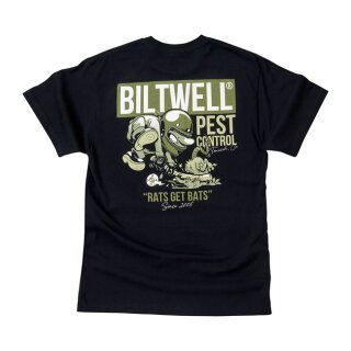 Biltwell Rats Bats pocket T-shirt black