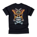 Biltwell Skull Moth pocket T-shirt black