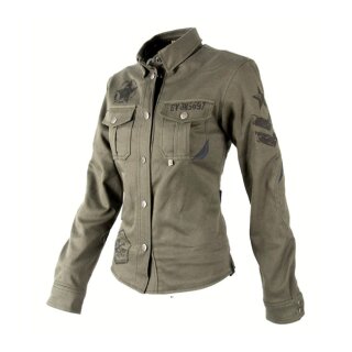 By City SUV lady overshirt green