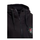 Queen Kerosin Queen Of The Road zip hoodie black