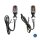 Fastline, LED 3-1 taillight/turn signals. Black/smoke lens