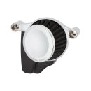 Arlen Ness, M8 Mini 22Â° air cleaner kit. Chrome