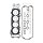 Athena, top end gasket kit