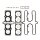 Athena, top end gasket kit