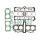 Athena, top end gasket kit
