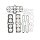 Athena, top end gasket kit