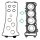 Athena, top end gasket kit