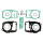 Athena, top end gasket kit