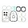 Athena, complete motor gasket kit