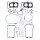 Athena, complete motor gasket kit