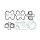 Athena, complete motor gasket kit