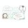 Athena, complete motor gasket kit