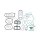 Athena, complete motor gasket kit