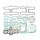 Athena, complete motor gasket kit