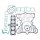 Athena, complete motor gasket kit