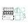 Athena, complete motor gasket kit