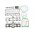 Athena, complete motor gasket kit