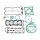 Athena, complete motor gasket kit