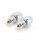 TRW, Classic bar ends for 22mm aluminum handlebars. Chrome