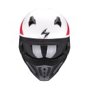 Scorpion Covert-X T-rust helmet matte white/red