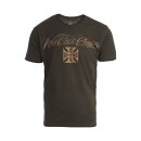 WCC Eagle Crest T-shirt oil dye anthracite