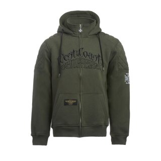 WCC Choppers Por Vida zip hoodie green