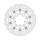 Moto-Master Flame series floating brake rotor