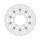 Moto-Master Flame series floating brake rotor