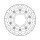 Moto-Master Halo series floating brake rotor