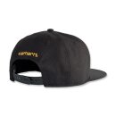 Carhartt Firm duck flat brim cap black