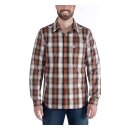 Carhartt Plaid Open collar shirt sequoia