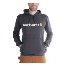 Carhartt Signature logo hoodie carbon heather