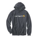 Carhartt Signature logo hoodie carbon heather