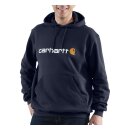 Carhartt Signature logo hoodie new navy