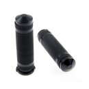 Cult-Werk, 1" / 25.4mm Grooved handlebar grips. Black