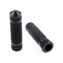 Cult-Werk, 1" / 25.4mm Grooved handlebar grips. Black